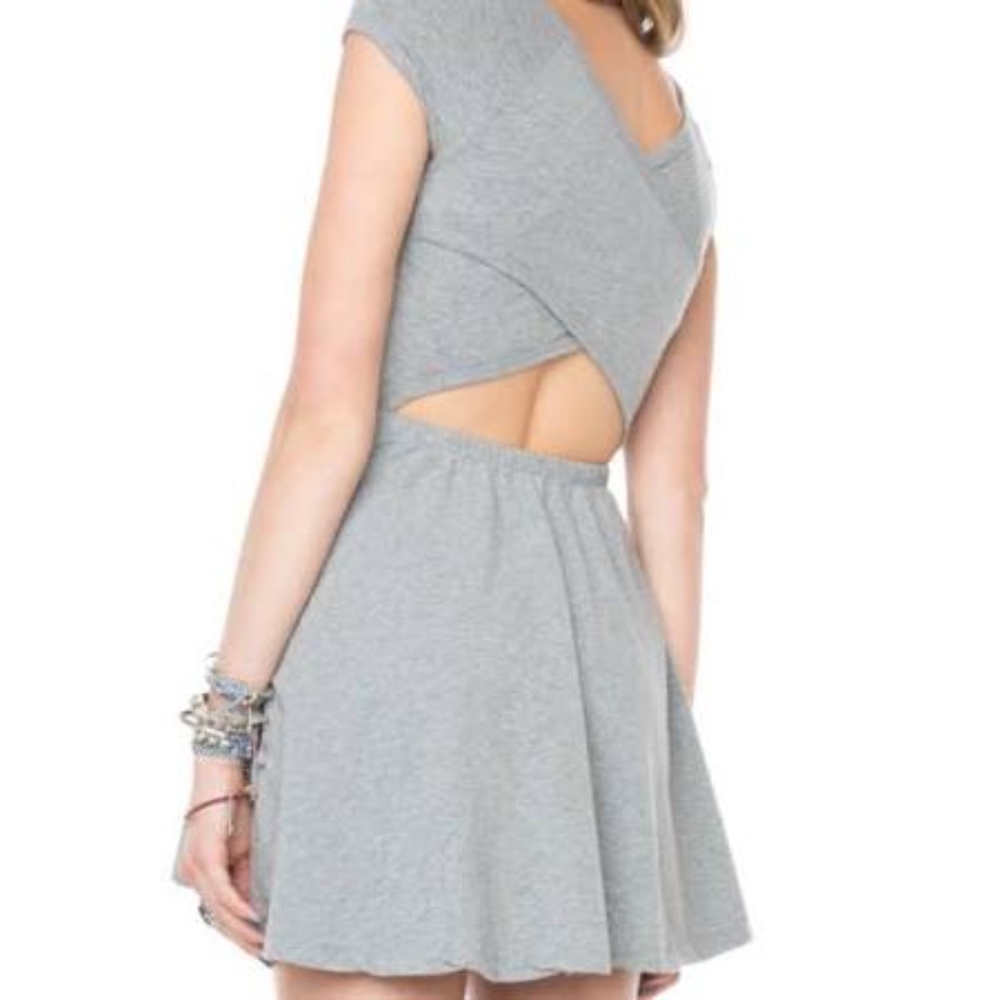 Brandy Melville grey skater dress